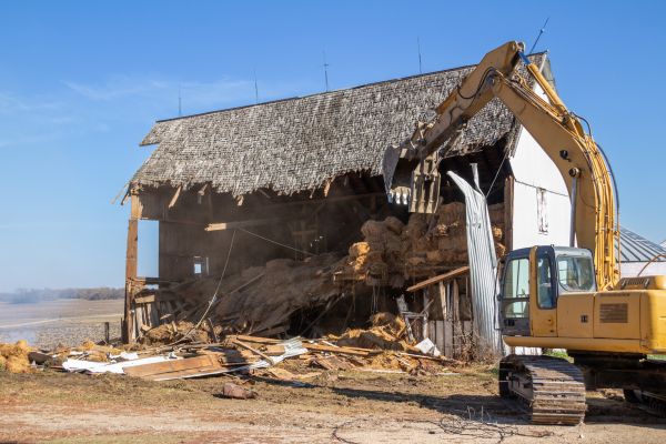 Barn Demolition in Nashua