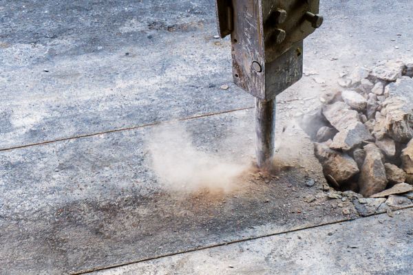 Concrete Patio Removal in Nashua