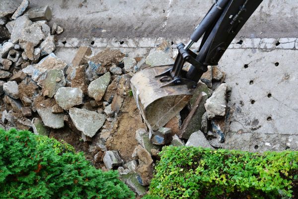 Concrete Pathway Removal in Nashua